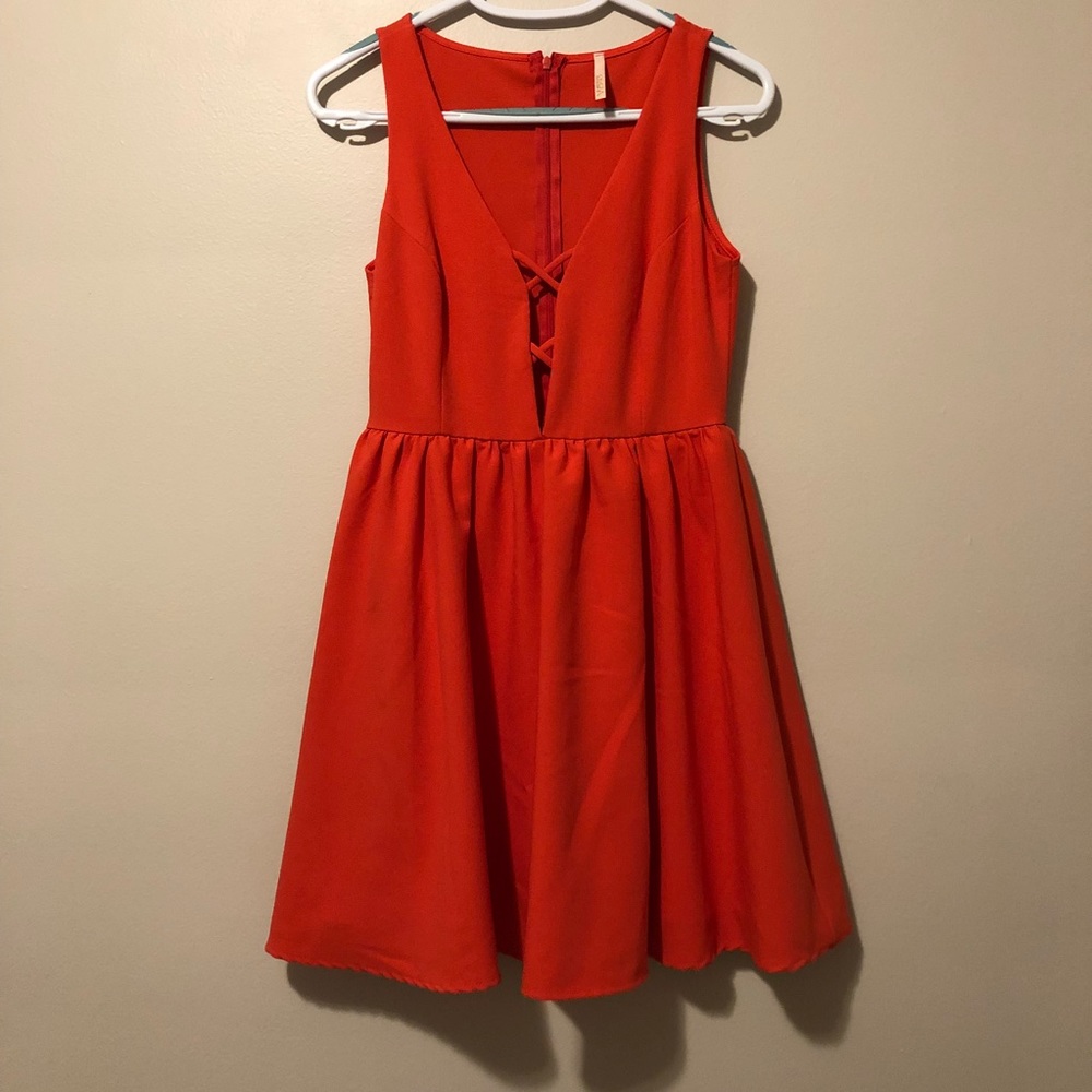 Lulu’s Cross Front Party Dress